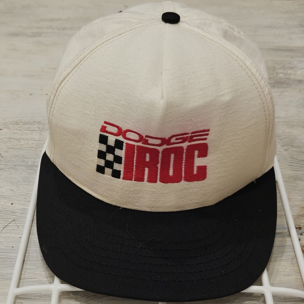 Vintage Dodge IROC Racing Snapback Hat - OSFA - Made in the USA